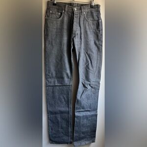 Helmut Lang Button Fly Straight Jeans Classic Style